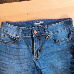 Wrangler Blue Boot Cut Jeans Classic Denim